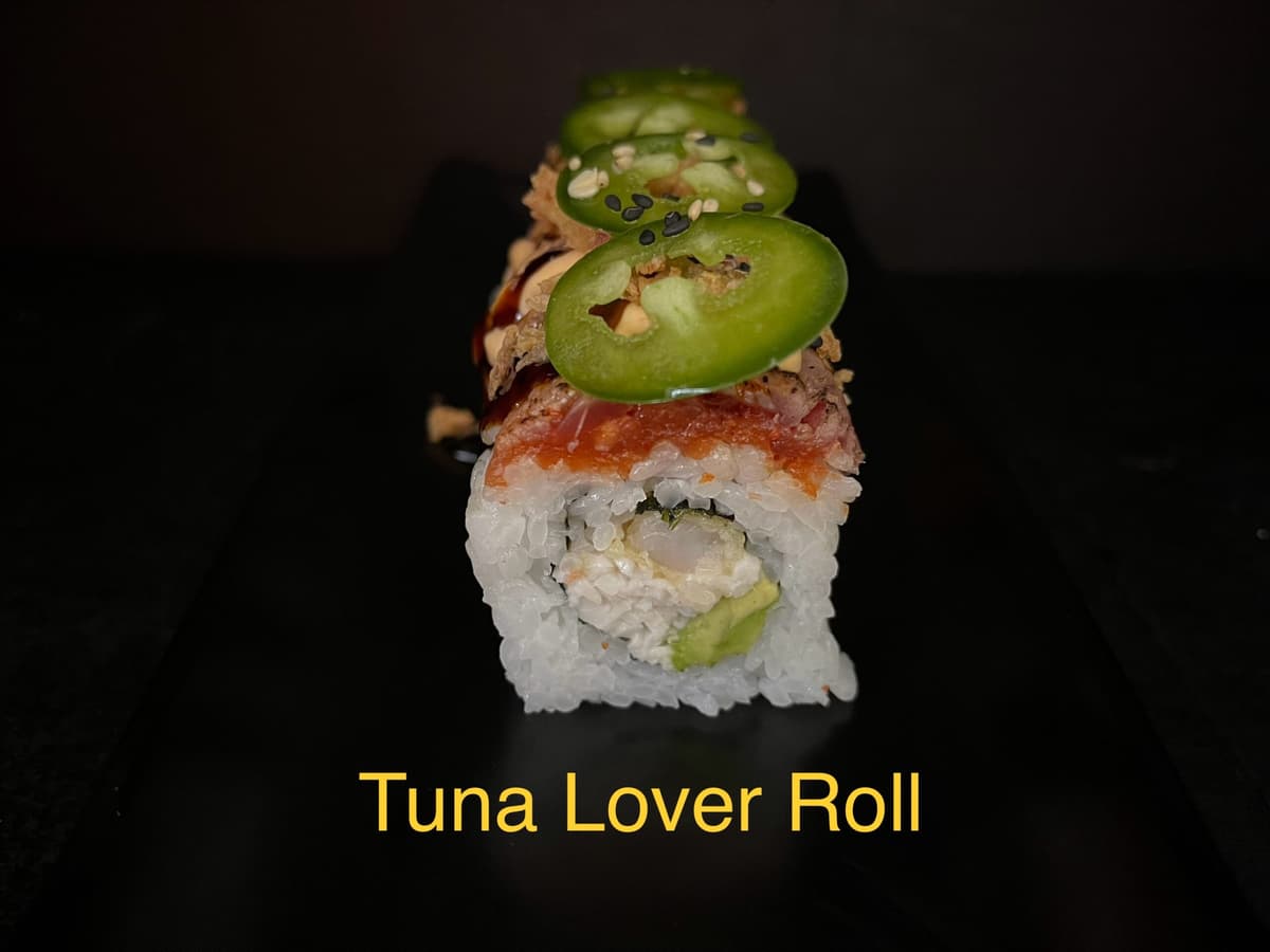 sushi rolls with chopsticks