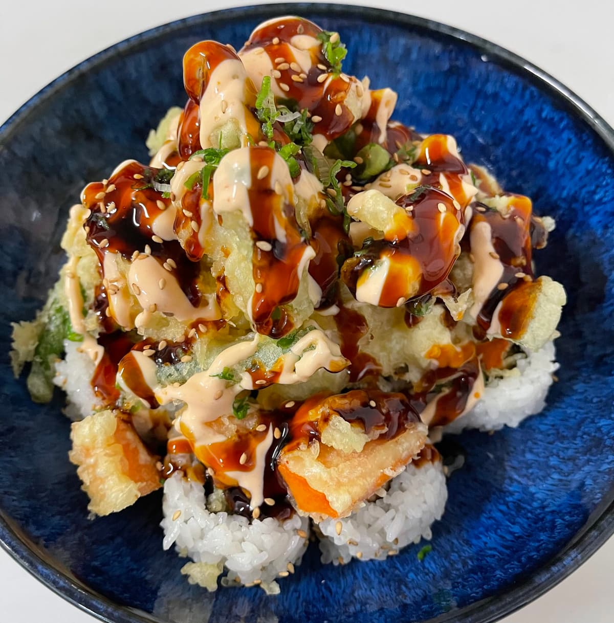 sushi platter with sake